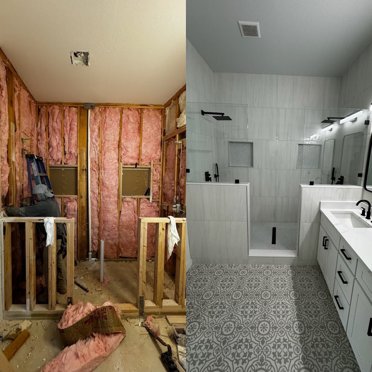 Completed remodeling and reconstruction project by Revival Reconstruction