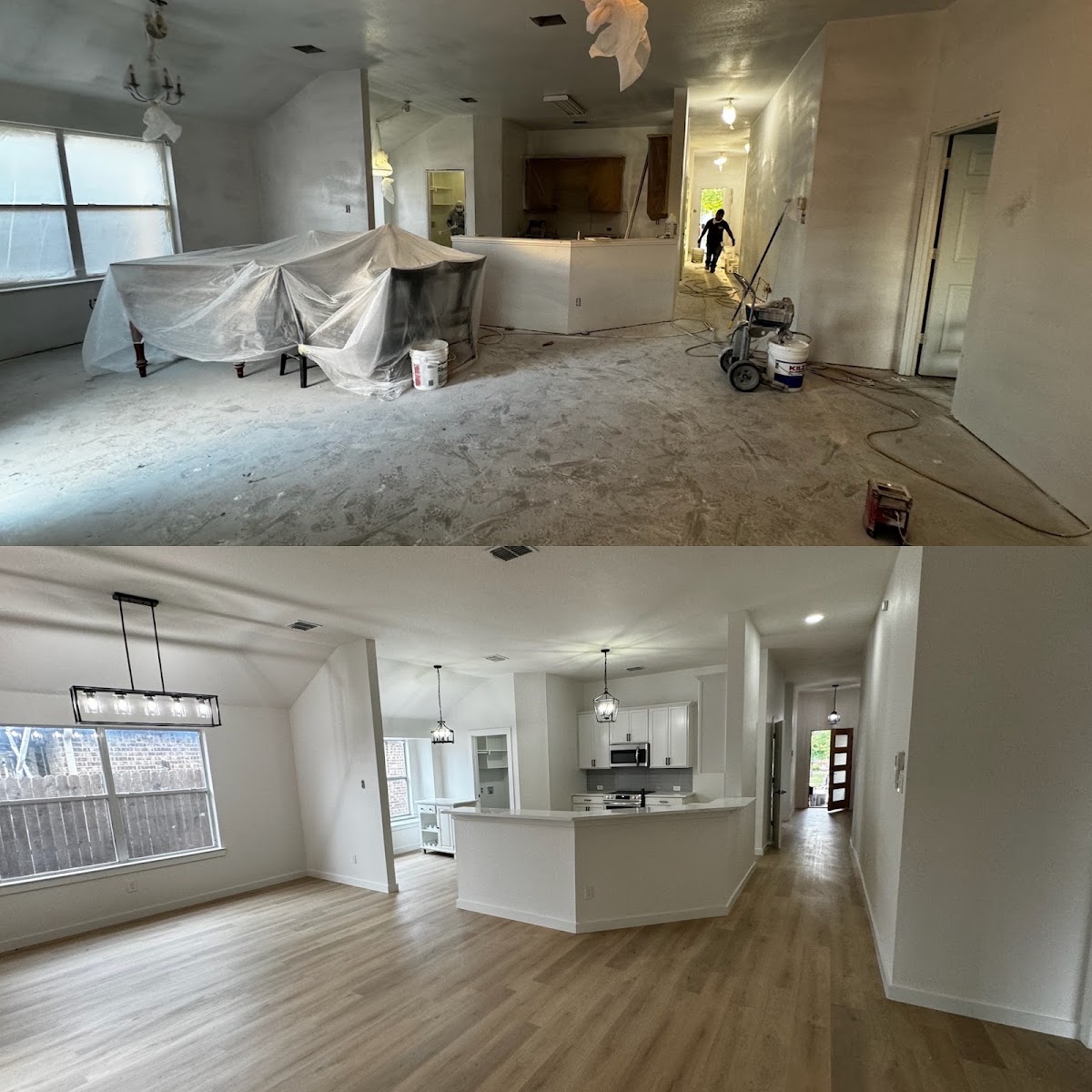 Completed remodeling and reconstruction project by Revival Reconstruction
